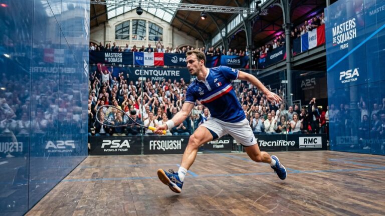 Masters de Squash à Paris : Victor Crouin Parmi les Stars