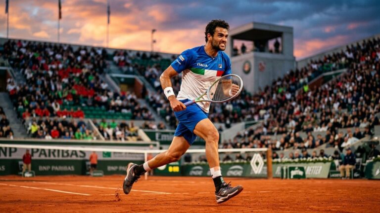 Matteo Arnaldi : Renaissance Explosive d&rsquo;un Italien Blessé à Roland-Garros
