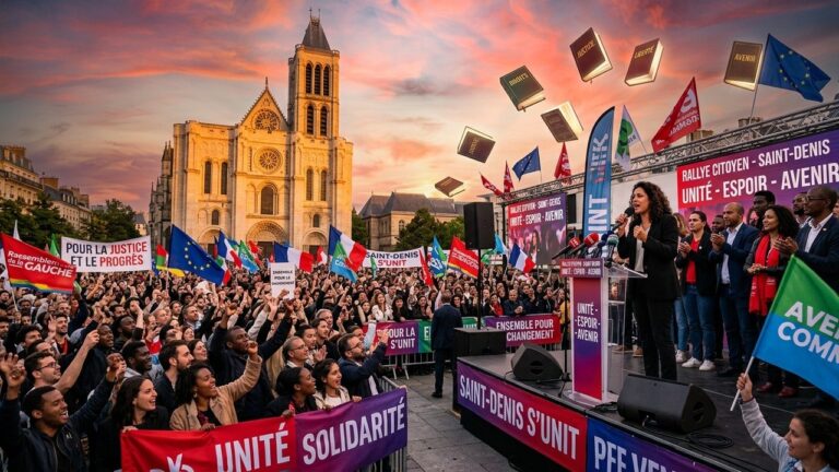 Mélenchon à Saint-Denis : Ernaux et Vuillard Soutiennent la Campagne 2027