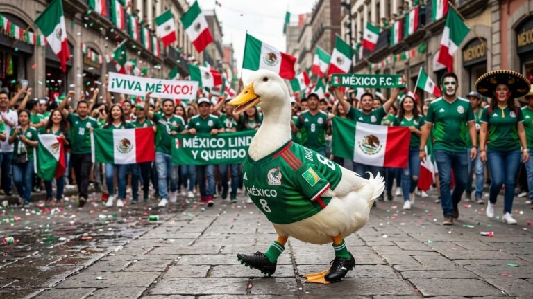 Merlin le Canard : L&rsquo;Incroyable Mascotte Mexicaine de la Coupe du Monde
