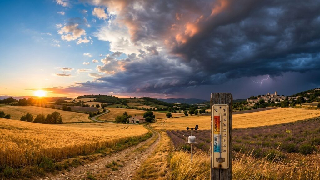 Météo Week-End : Baisse des ChWriting the French weather blog postaleurs et Orages en Arrivée
