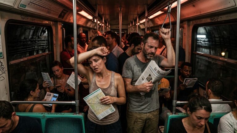 Métro Paris : Ligne 13 Bloquée en Pleine Canicule, les Voyageurs Étouffent