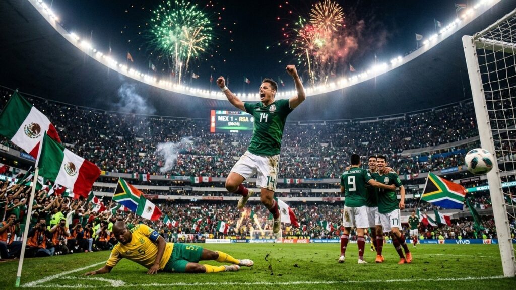 Mexique 2-0 Afrique du Sud : Le résumé complet du match d&rsquo;ouverture du Mondial 2026