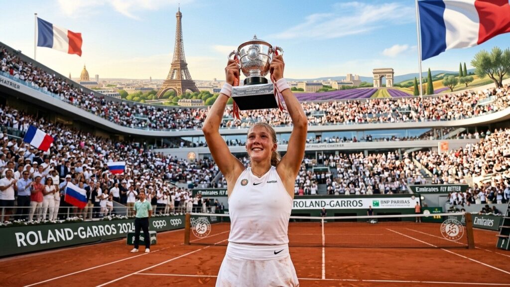 Mirra Andreeva Triomphe À Roland-Garros : Une Victoire Qui Parle Français