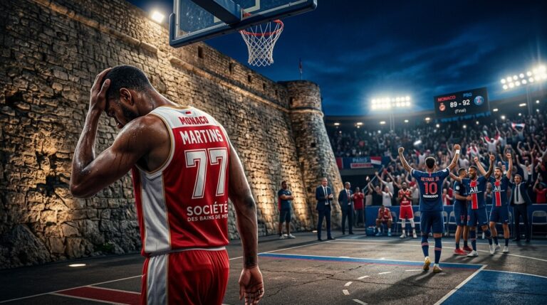 Monaco Dos Au Mur Après Sa Défaite Face À Paris En Finale Betclic Élite