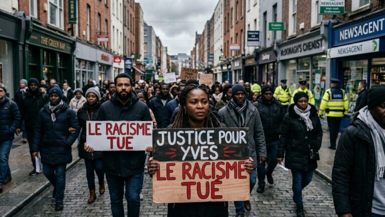 Mort d’un Congolais à Dublin : la colère monte après une immobilisation mortelle