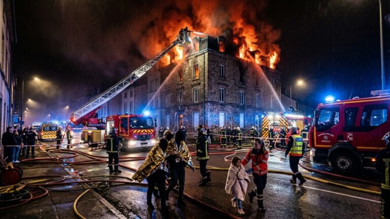 Moselle : Incendie Violent Blessant Cinq Personnes Dont Quatre Enfants