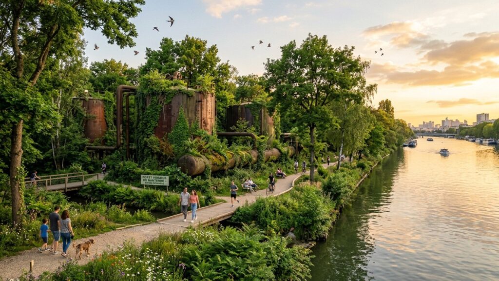 Nanterre : Deux Anciens Dépôts Pétroliers Bientôt Forêt Urbaine