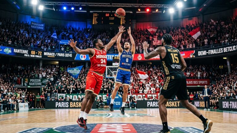 Nanterre et Cholet Défient les Géants en Demi-finales Betclic Élite