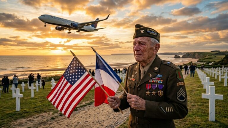 Normandie : Une Française Ramène des GI Centenaires pour le Débarquement