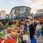 Nouveau Marché à Cergy : Un Quartier Vivant Près du RER