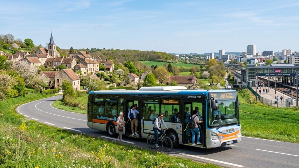 Nouvelle Ligne Express 7711 : Désenclavement des Villages en Seine-et-Marne et Essonne