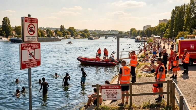 Noyades en Île-de-France : Alerte Face à la Vague de Chaleur