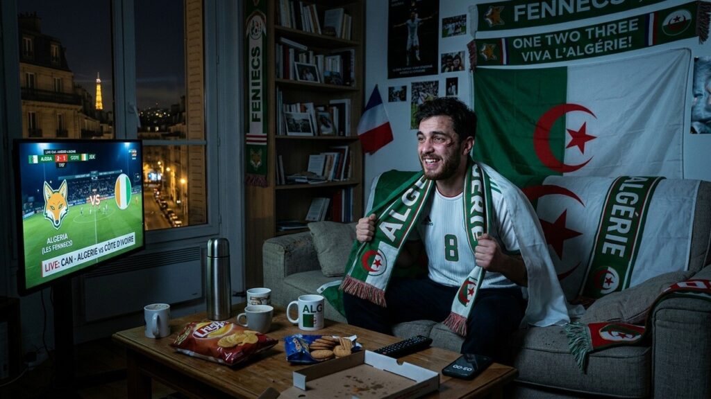 Nuits Blanches pour les Fennecs : Supporters Algériens en France Prêts au Sacrifice