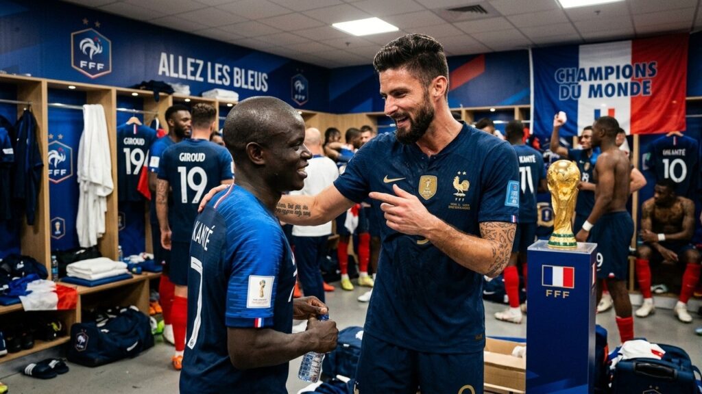 Olivier Giroud : Comment Il A Convaincu Kanté de Rester en Bleu
