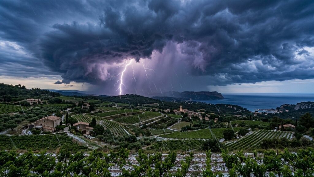 Orages Violents en France : Vigilance Orange dans le Sud-Est
