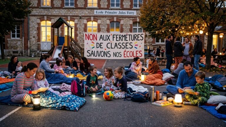 Parents en Pyjama à Aubervilliers : La Révolte pour l&rsquo;École Publique