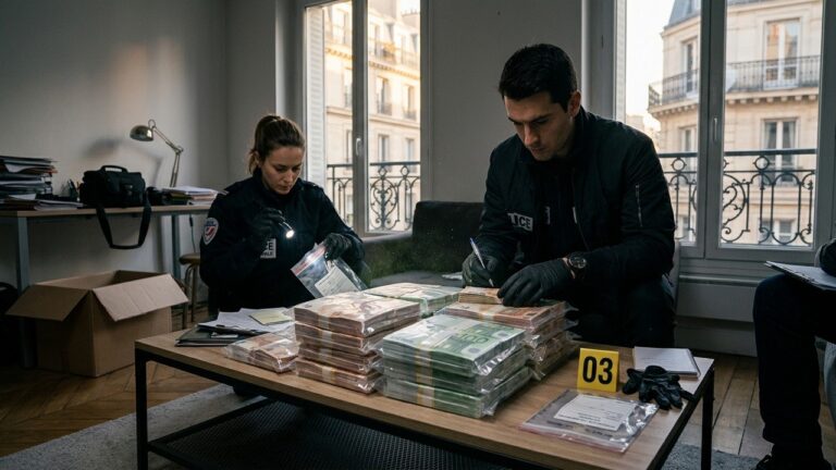 Paris : 270 000 Euros en Liquide Saisis dans une Affaire de Blanchiment de Drogue