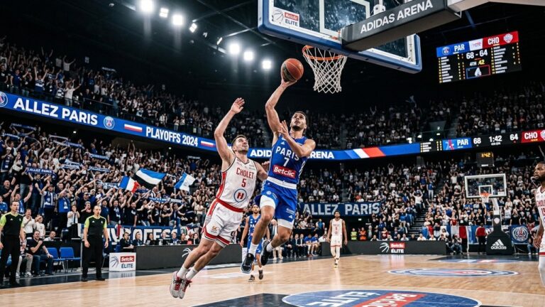 Paris Basketball Cholet : Heure et Chaîne pour le Match 1 des Demi-finales Betclic Élite