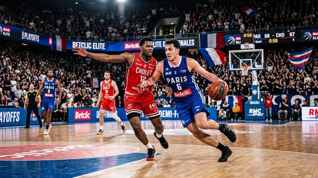 Paris Basketball Cholet : Heure et Chaîne pour le Match 2 Demi-finales Betclic Élite