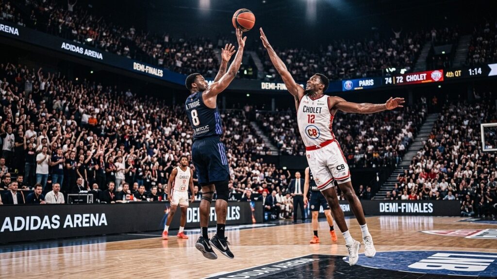 Paris Basketball MalWriting the basketball article Lancé Face à Cholet en Demi-Finale Betclic Élite