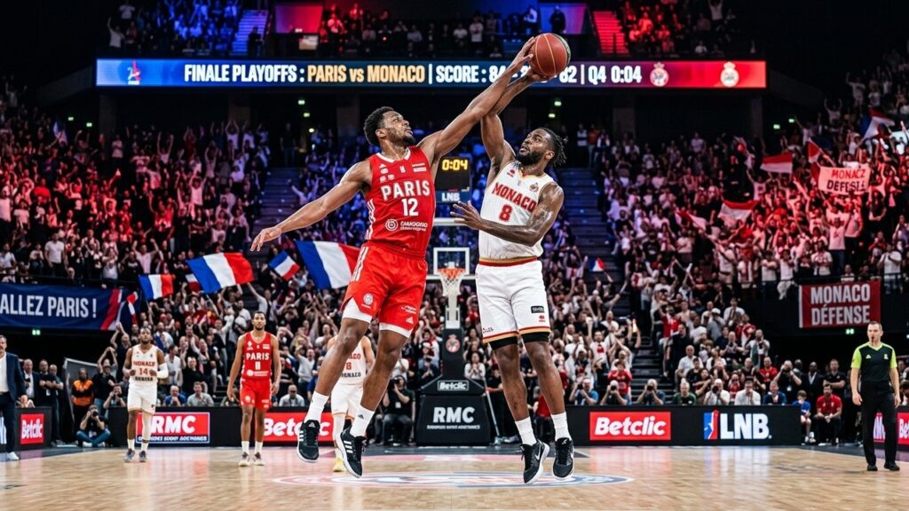 Paris Basketball Monaco : Heure et Chaîne pour le Match 1 de la Finale Betclic Élite