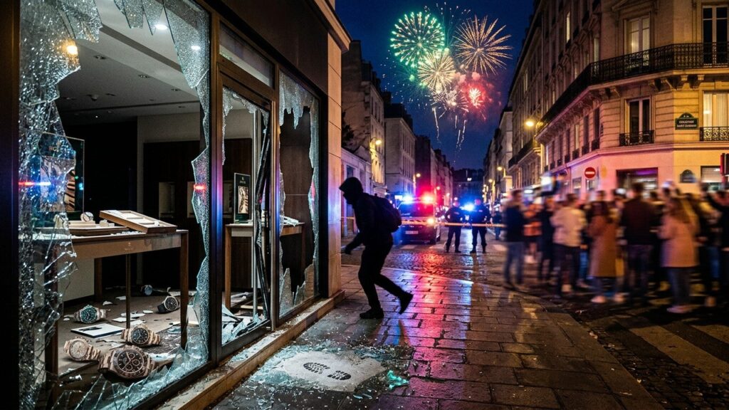 Paris : Cambrioleurs Profitent du Chaos PSG pour Viser une Horlogerie de Luxe