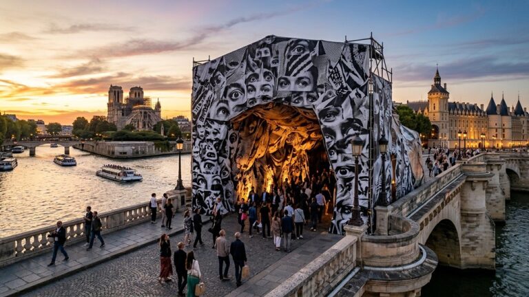 Paris : La Caverne de JR sur le Pont-Neuf Enfin Ouverte au Public
