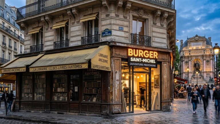 Paris : L&rsquo;Iconique Gibert Jeune DevientExpanding the blog article content un Restaurant de Burgers