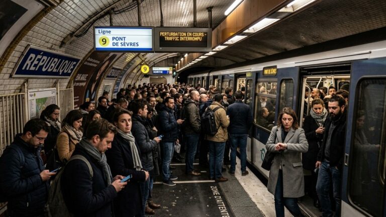 Paris : Ligne 9 du Métro Perturbée Après un Malaise Voyageur