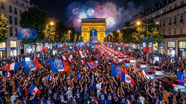 Paris Prêt à S&rsquo;Enflammer pour la Finale PSG Arsenal