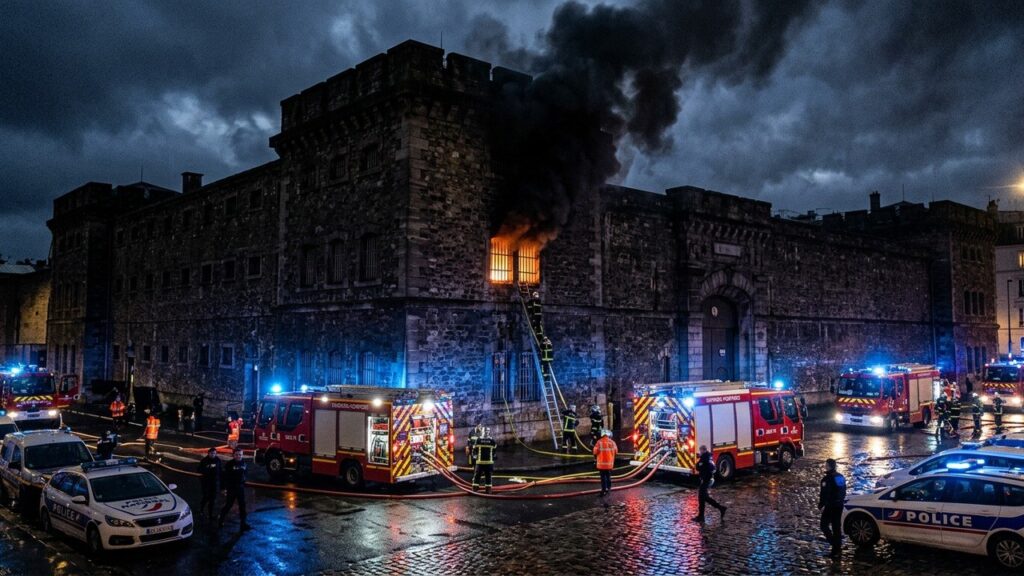 Paris : Un Détenu Meurt dans l’Incendie de Sa Cellule