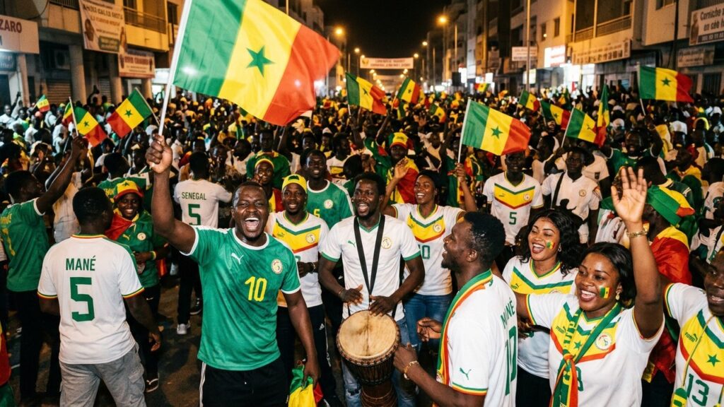 Passion Coupe du Monde au Sénégal : Joie Intense et Ambiance Unique des Supporters