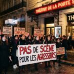 Patrick Bruel et les Plaintes : Manifestation au Théâtre Édouard VII