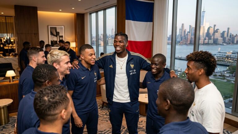 Paul Pogba Soutient les Bleus Avant France-Sénégal à la Coupe du Monde