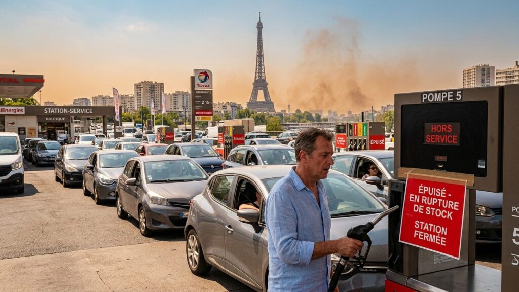 Pénurie de Carburant à Paris : Un Tiers des Stations à Sec