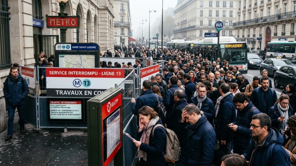 Perturbations Transports IDF : Week-end Difficile sur les Lignes