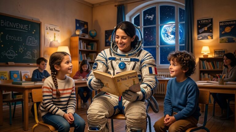 Petit Prince Et Espace Inspirent Écoliers Aube