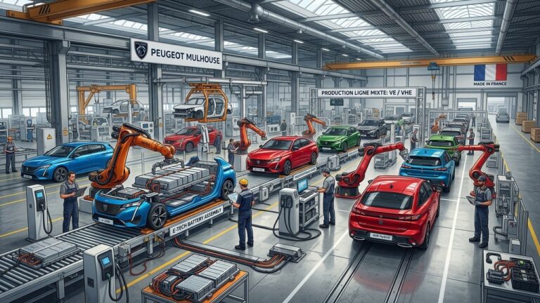 Peugeot Accélère Son Virage Électrique à Mulhouse