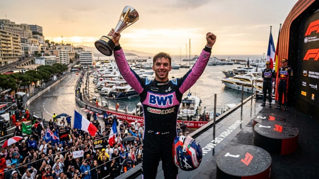 Pierre Gasly Récupère sa 3e Place à Monaco : Joie et Regret