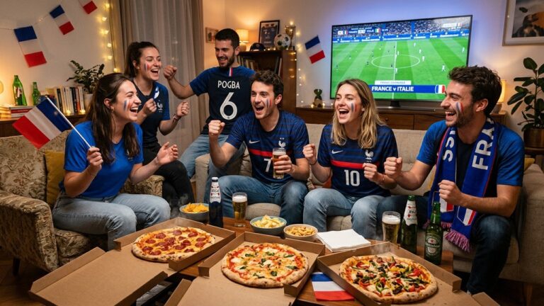 Pizza et Soirées Foot : Le Duo Imbattable des Supporteurs Français