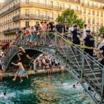 Plongeons Dangereux au Canal Saint-Martin : Paris Face à la Canicule