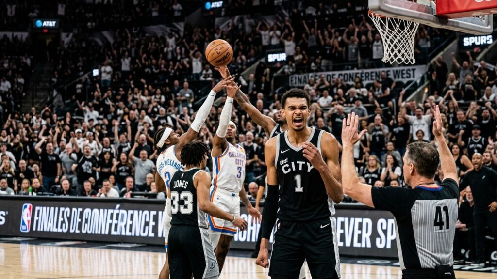 Polémique Arbitrale Explosive Contre Wembanyama et les Spurs en NBA