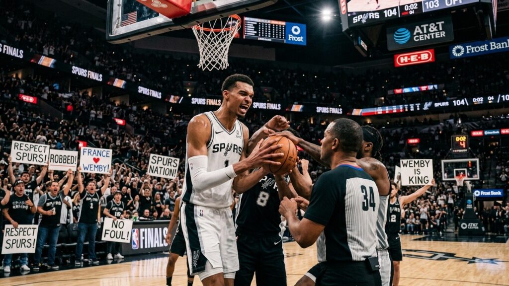 Polémique Arbitrale Explosive : Spurs de WembanyExpanding the article with context and performance detailsama Victimes en Finales NBA
