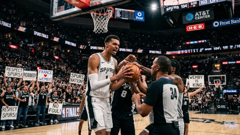 Polémique Arbitrale Explosive : Spurs de WembanyExpanding the article with context and performance detailsama Victimes en Finales NBA