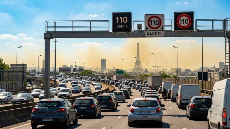 Pollution à l’Ozone en Île-de-France : Vitesse Réduite et Mesures d’Urgence