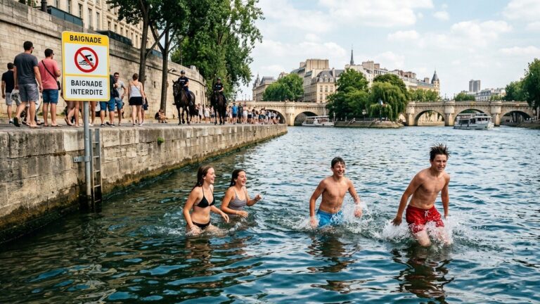 Pourquoi les Jeunes Bravent l&rsquo;Interdit pour se Baigner dans la Seine