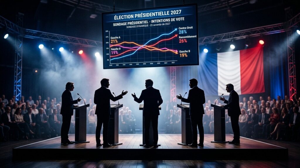 Présidentielle 2027 : Mélenchon et Glucksmann au Coude-à-Coude