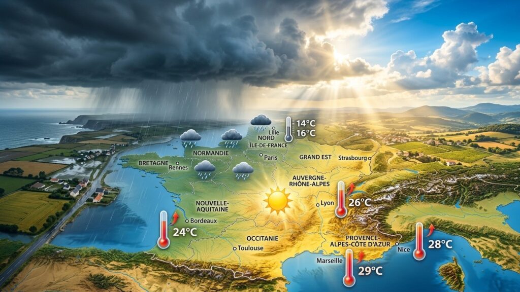 Prévisions Météo : Instabilité puis Retour du Soleil et Chaleur