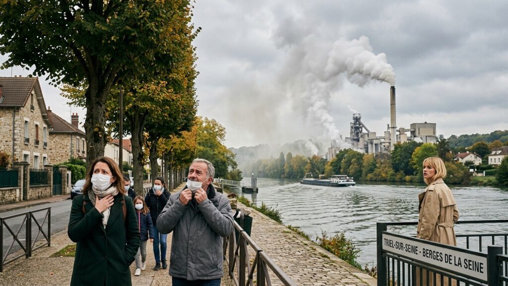 Problèmes Respiratoires à Triel : La Poussière d&rsquo;Usine Inquiète les Riverains
